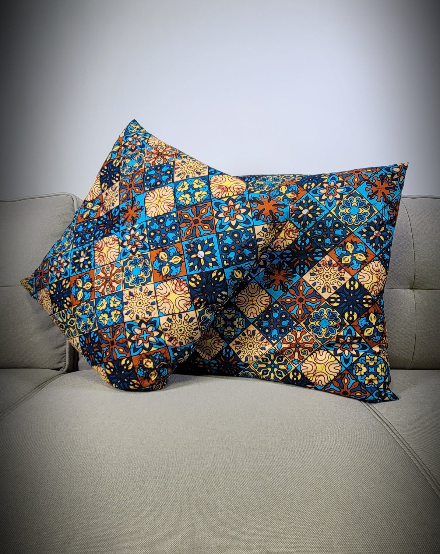 African Print Pillows