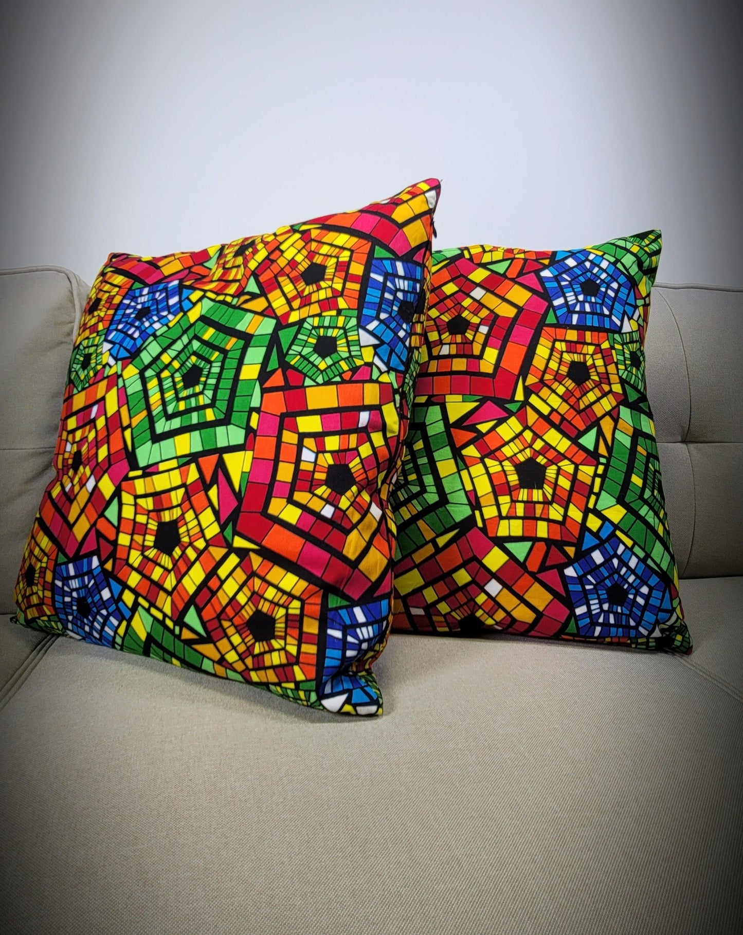 African Print Pillows