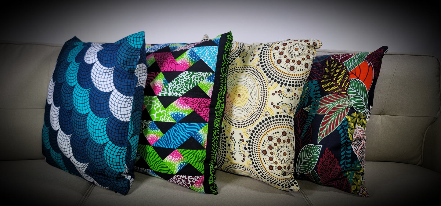 African Print Pillows