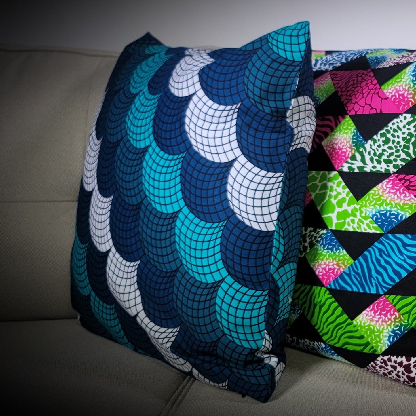 African Print Pillows