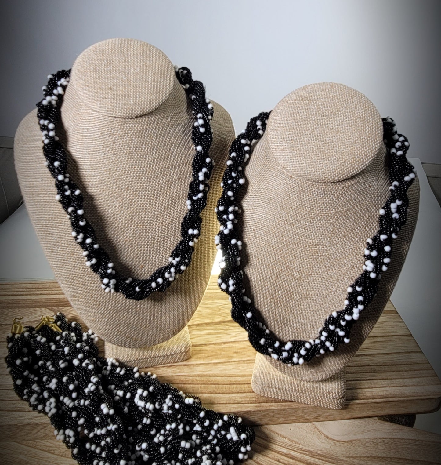 The Dorcas Handmade Braided Seed Bead Necklace