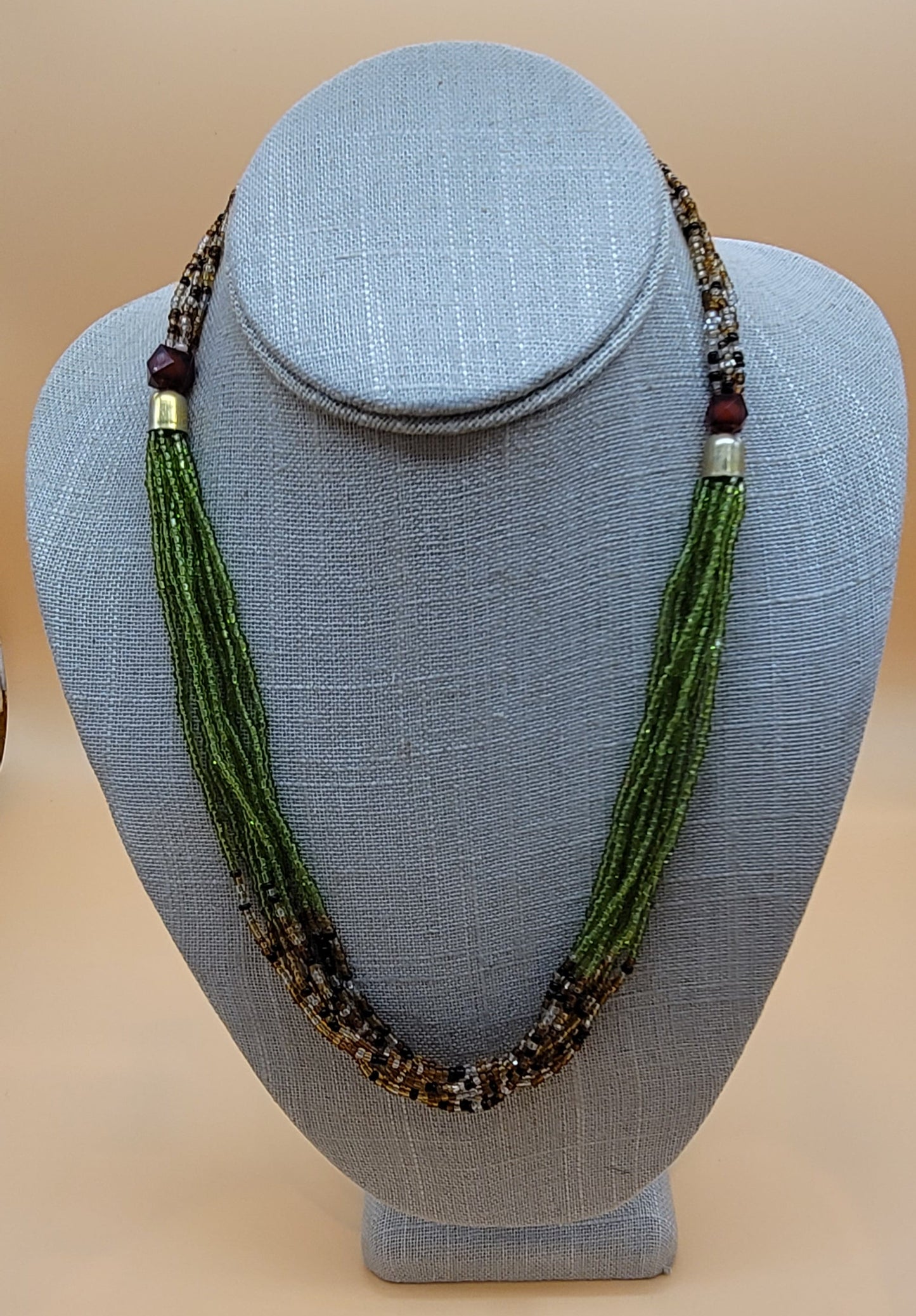The Dinah Handmade Seed Bead Necklace