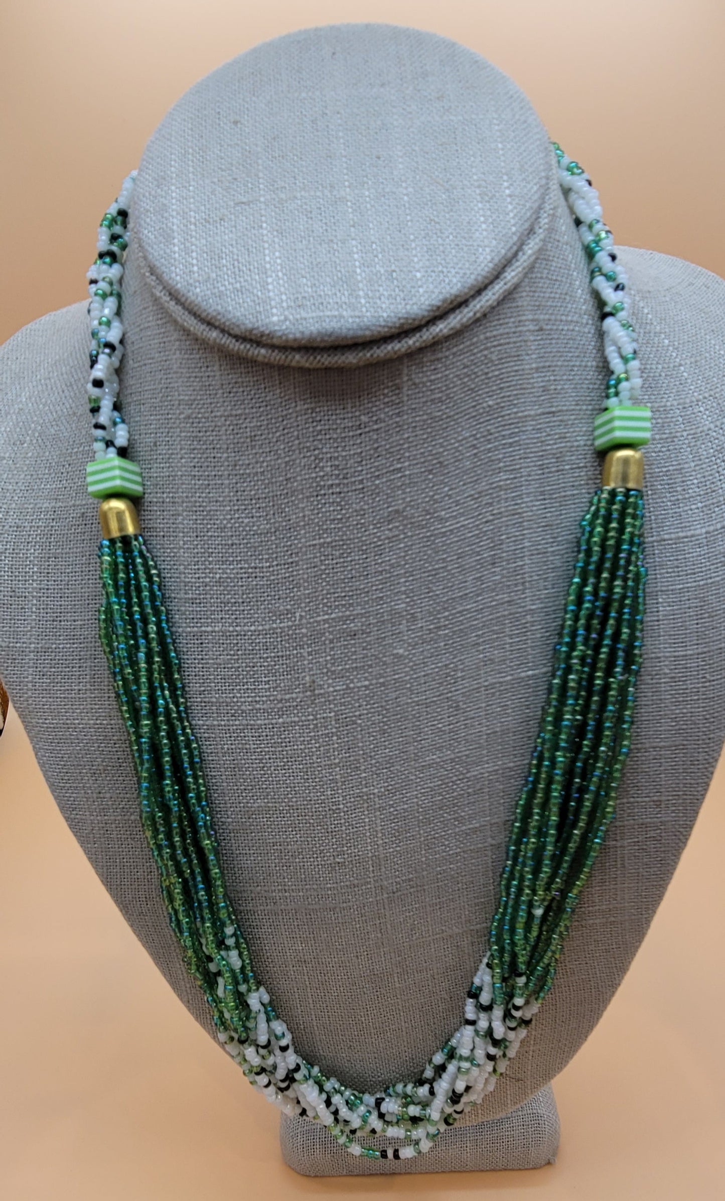 The Dinah Handmade Seed Bead Necklace