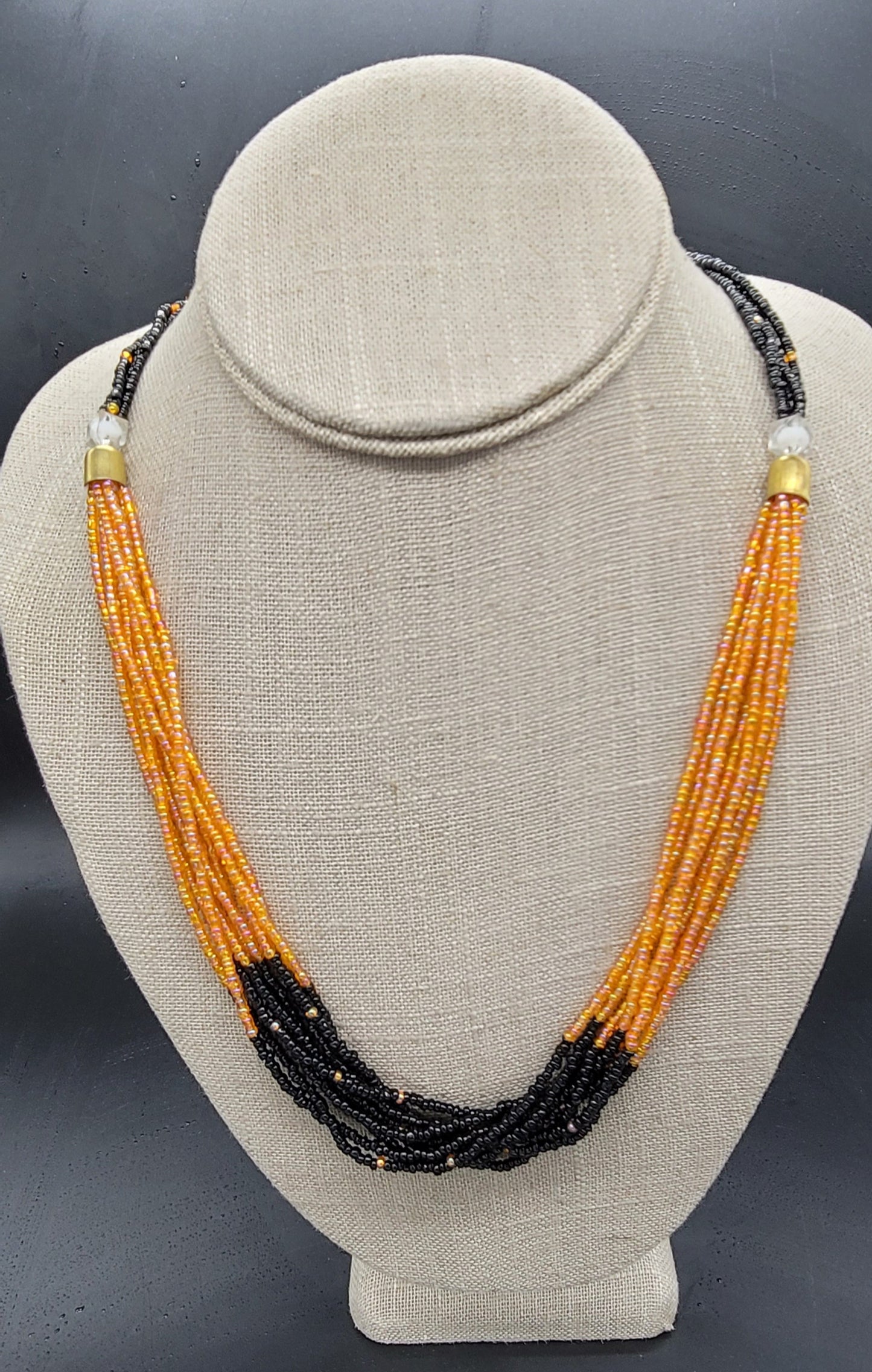 The Dinah Handmade Seed Bead Necklace