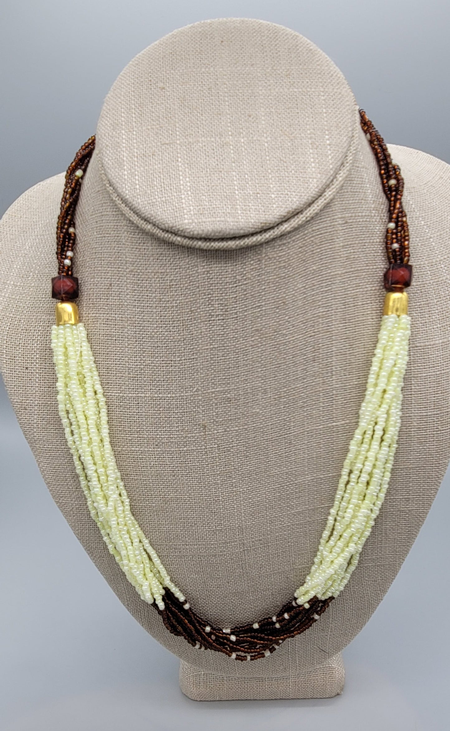 The Dinah Handmade Seed Bead Necklace