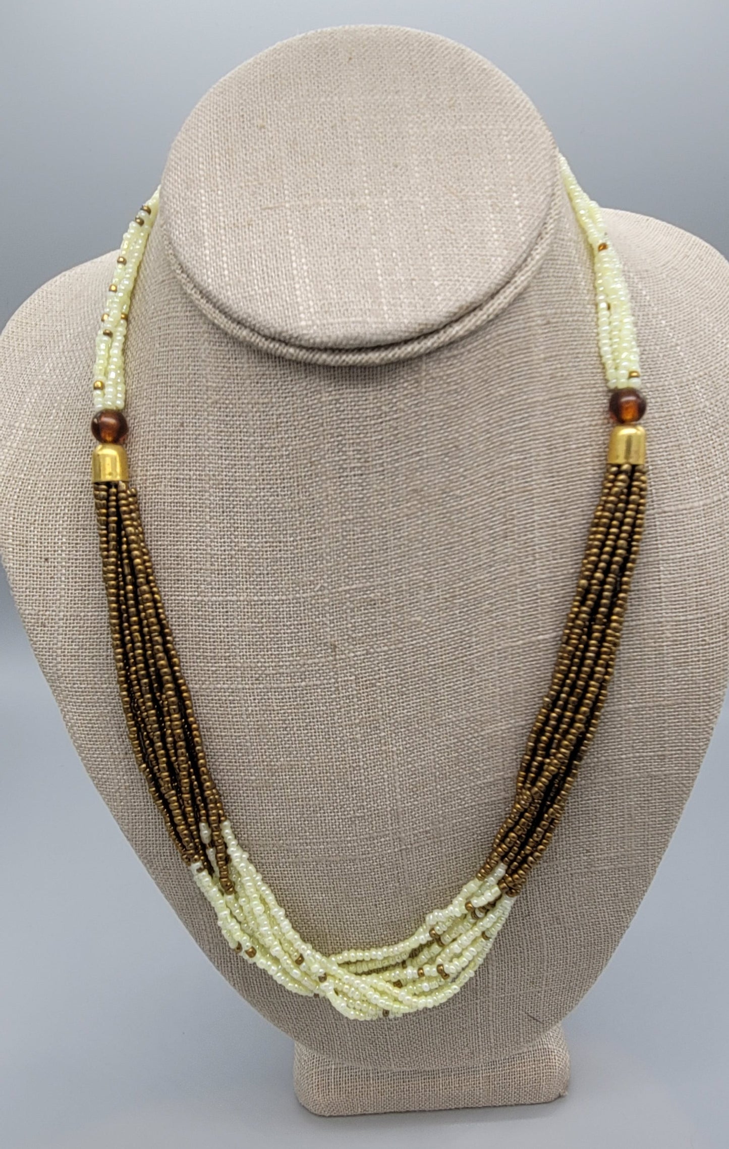 The Dinah Handmade Seed Bead Necklace