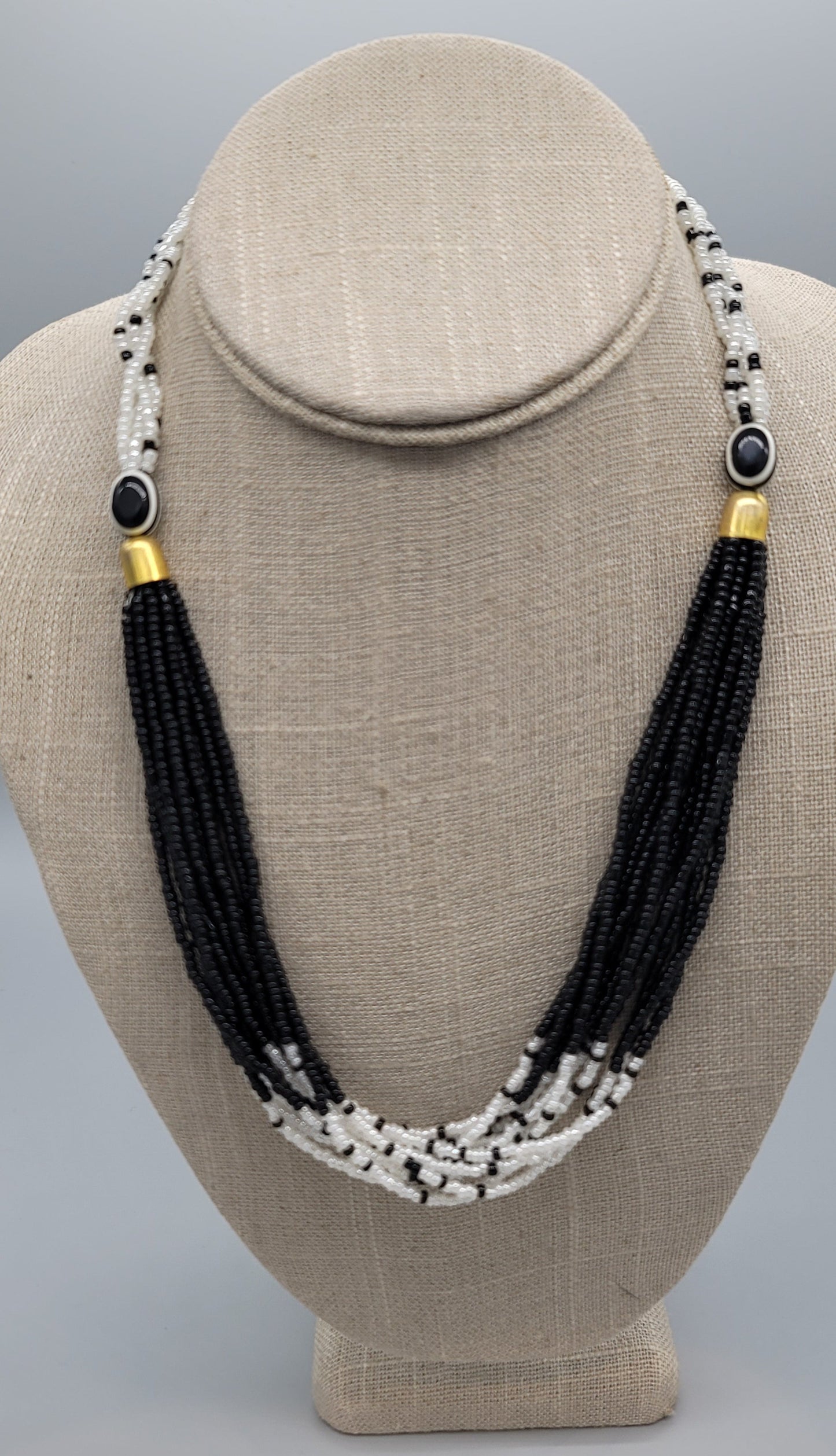 The Dinah Handmade Seed Bead Necklace