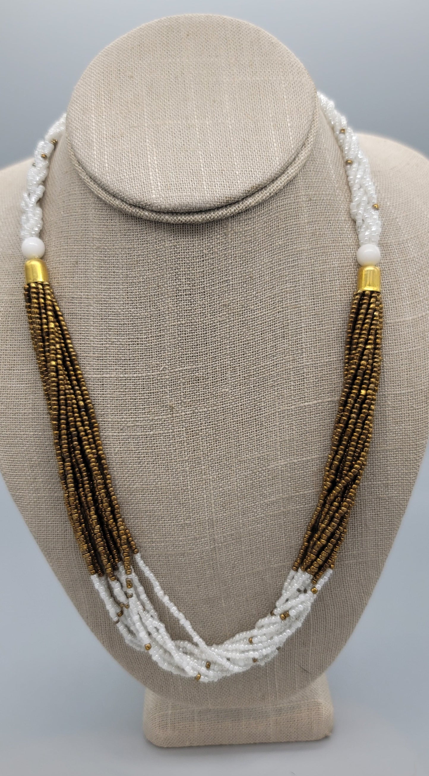 The Dinah Handmade Seed Bead Necklace
