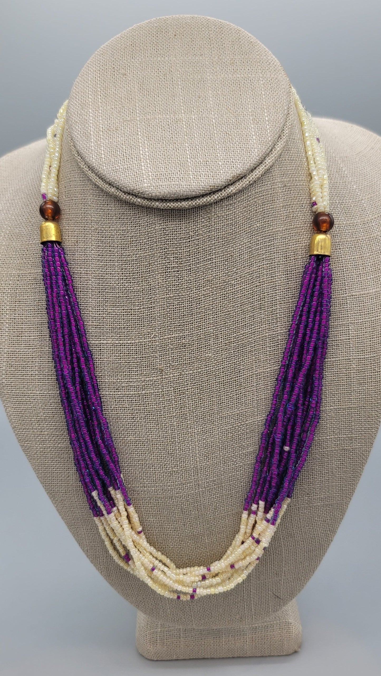 The Dinah Handmade Seed Bead Necklace