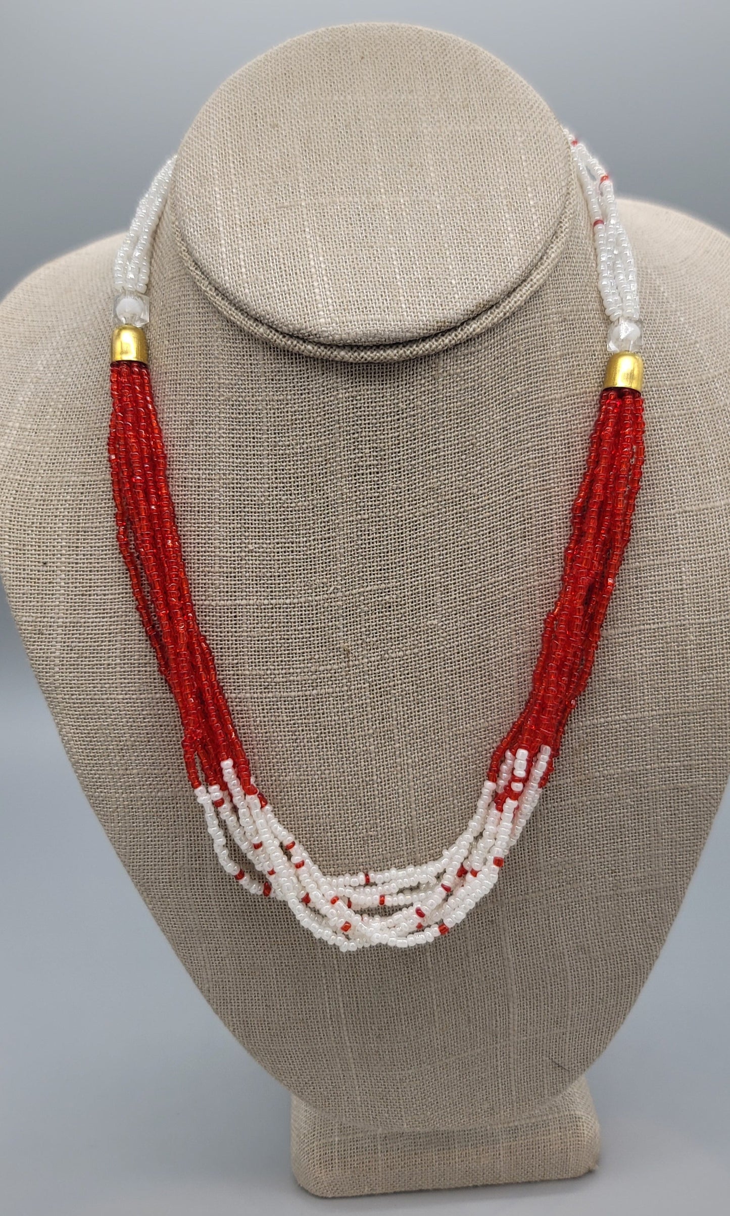 The Dinah Handmade Seed Bead Necklace