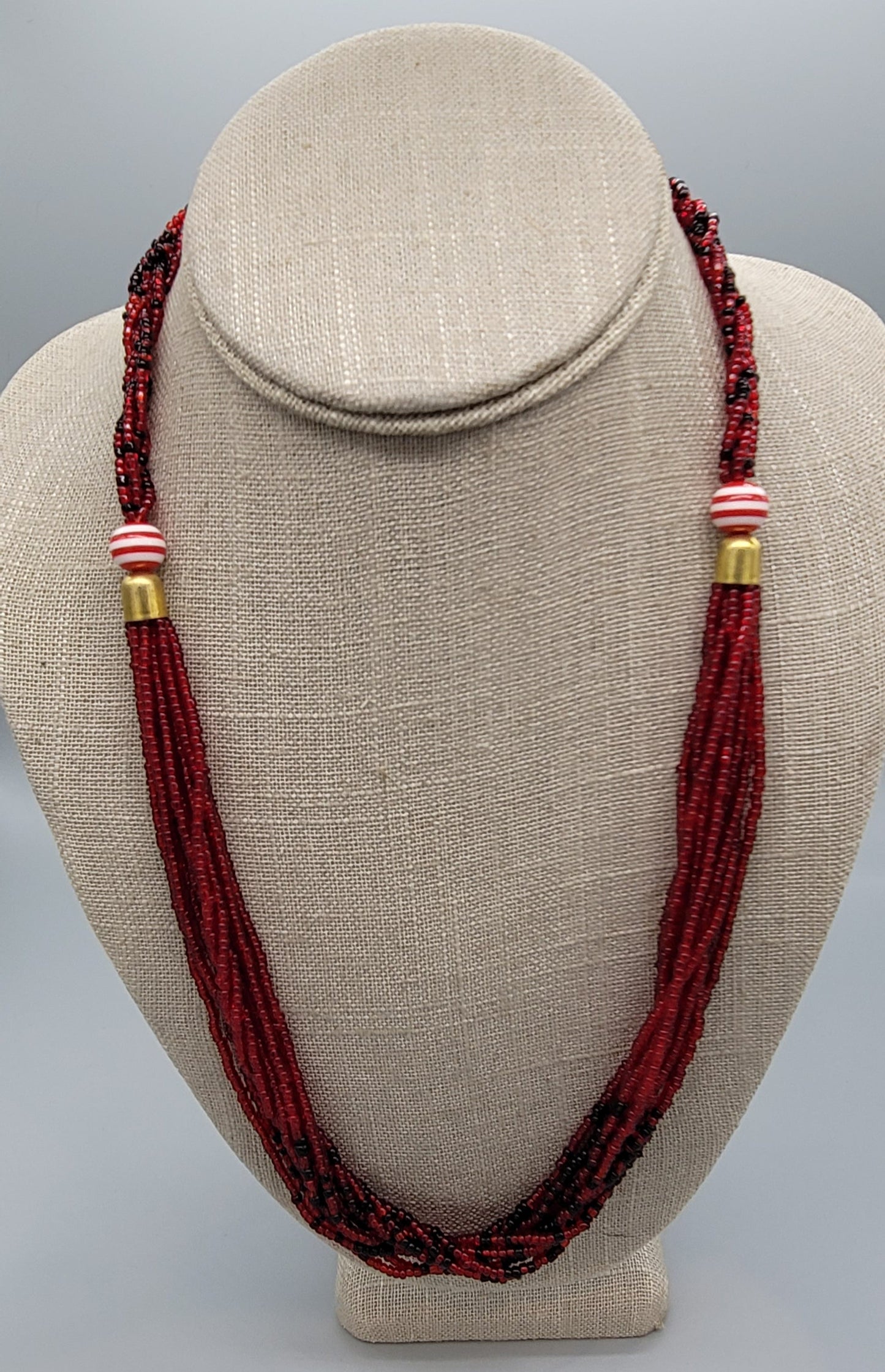 The Dinah Handmade Seed Bead Necklace