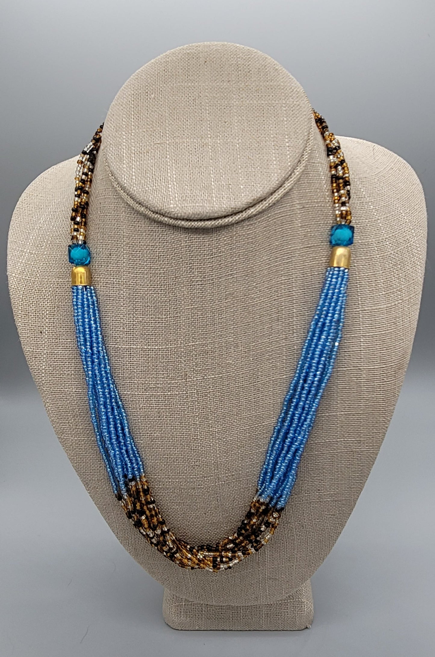 The Dinah Handmade Seed Bead Necklace