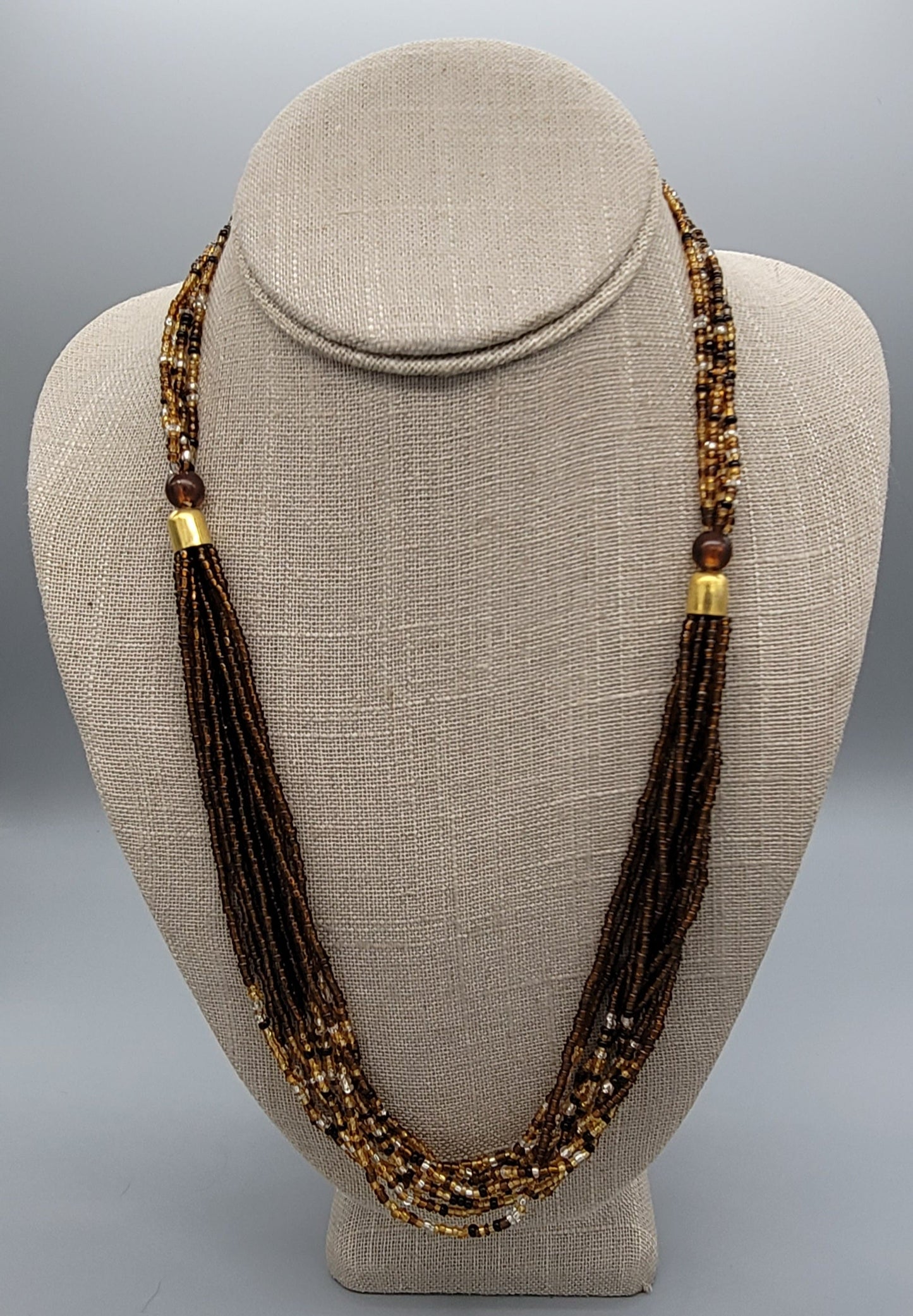 The Dinah Handmade Seed Bead Necklace