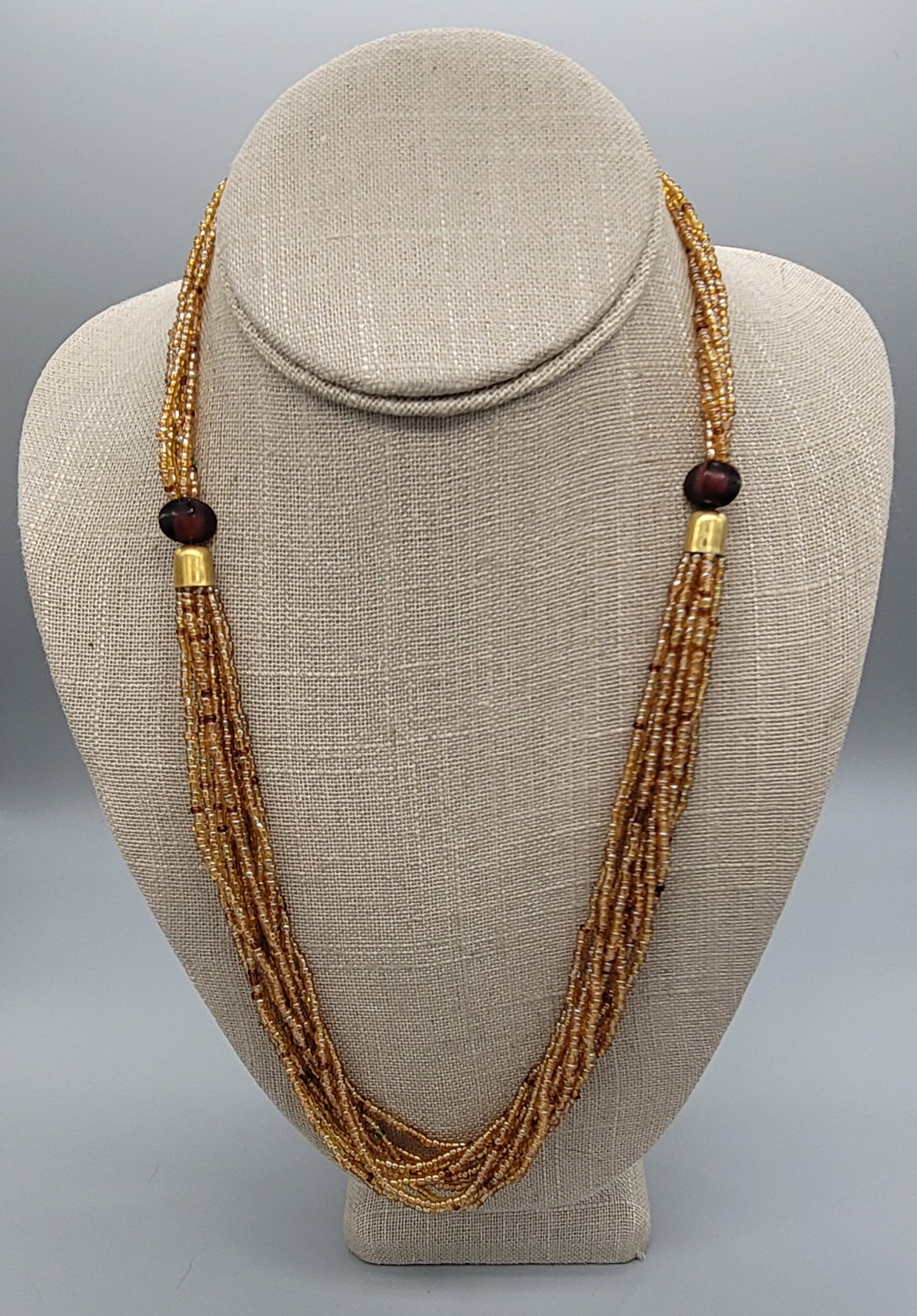 The Dinah Handmade Seed Bead Necklace