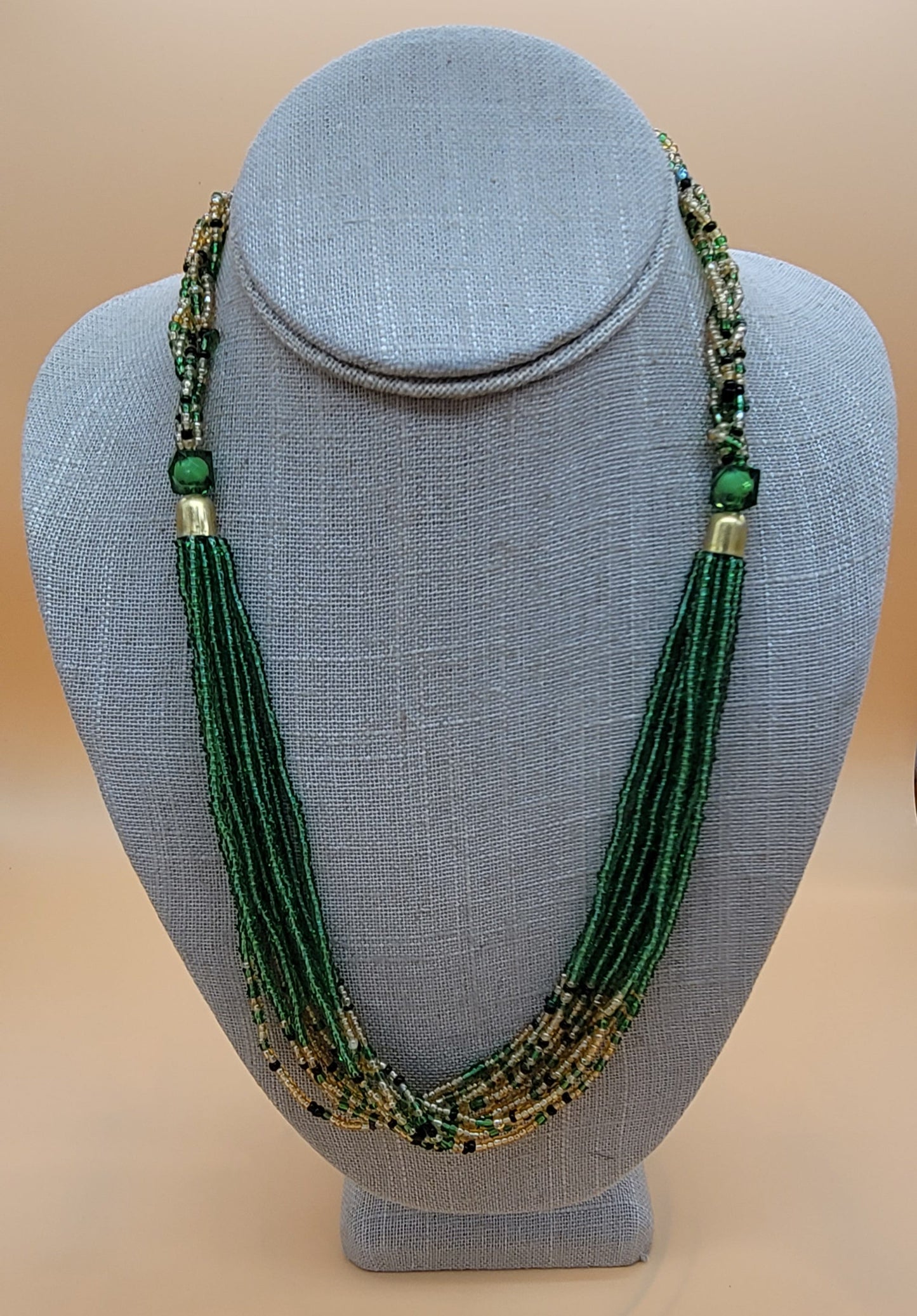 The Dinah Handmade Seed Bead Necklace