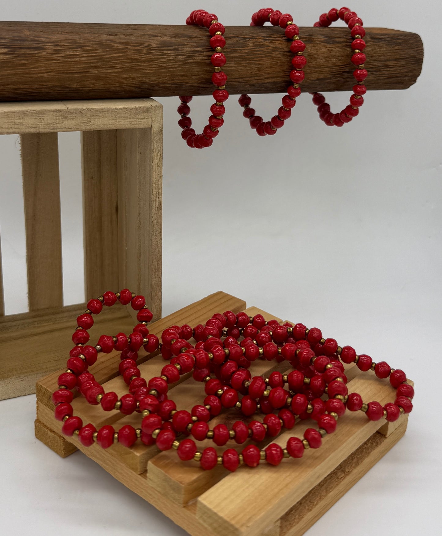 Mini Bead Single Strand Paper Bead Bracelets