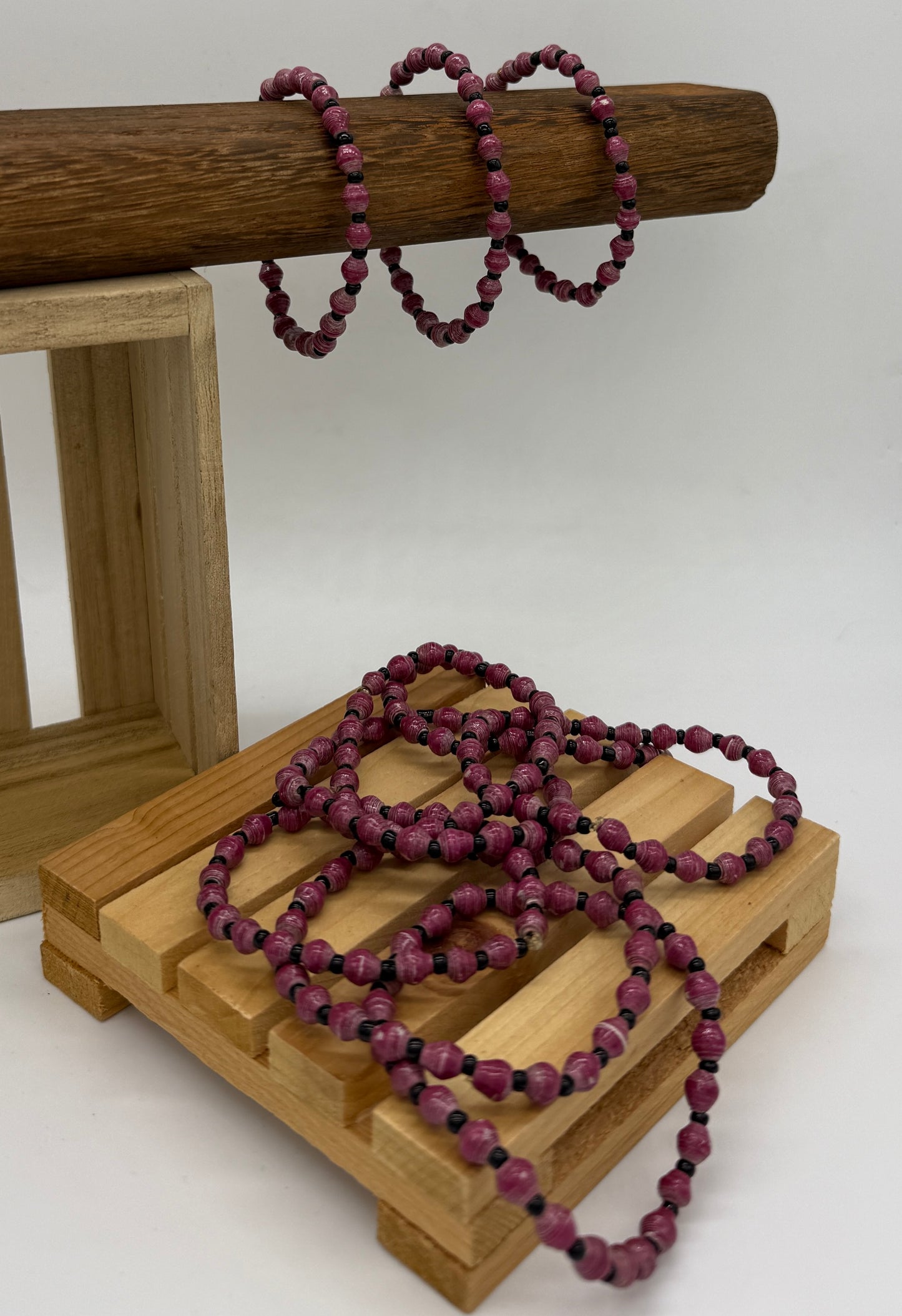 Mini Bead Single Strand Paper Bead Bracelets