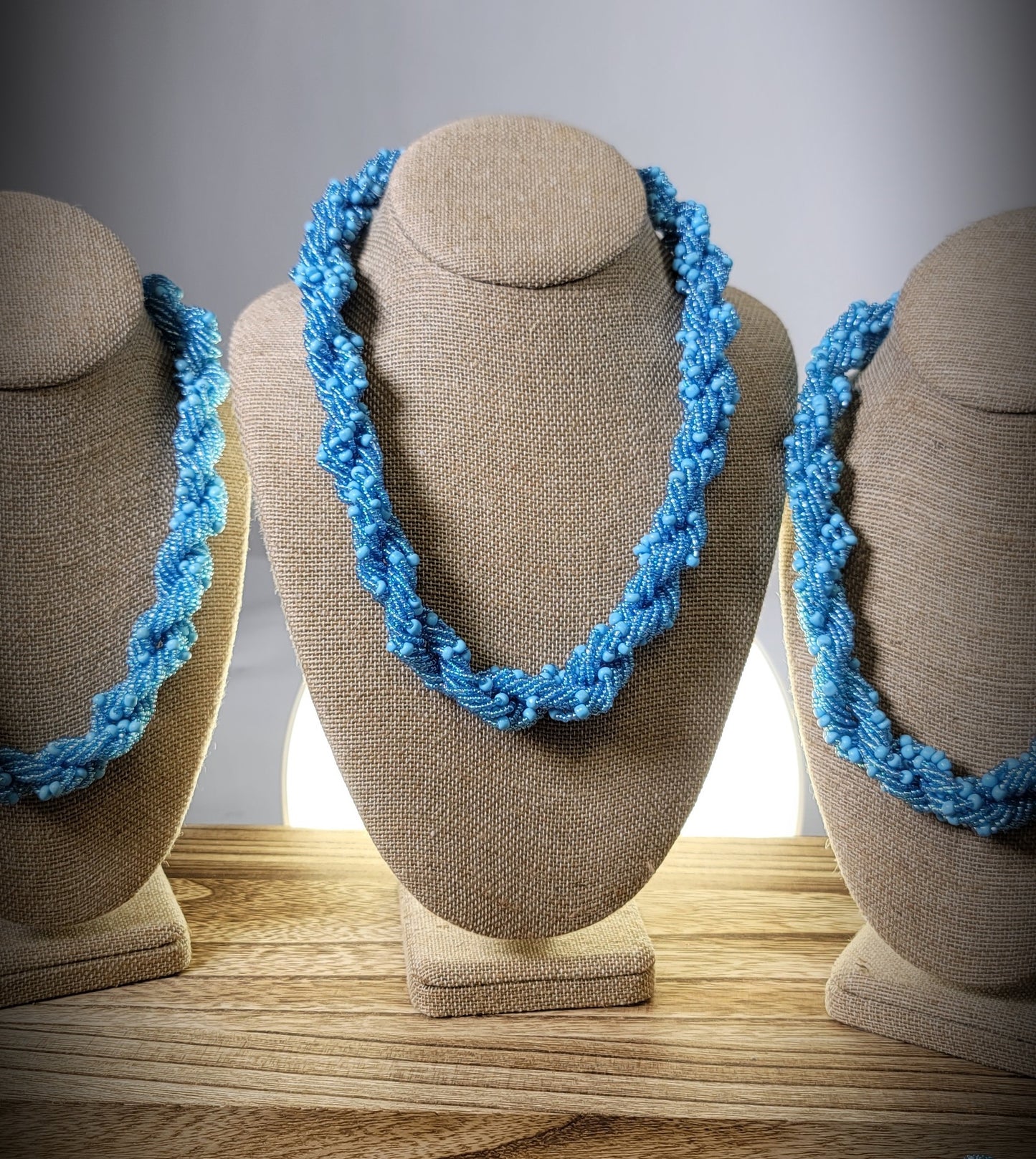 The Dorcas Handmade Braided Seed Bead Necklace