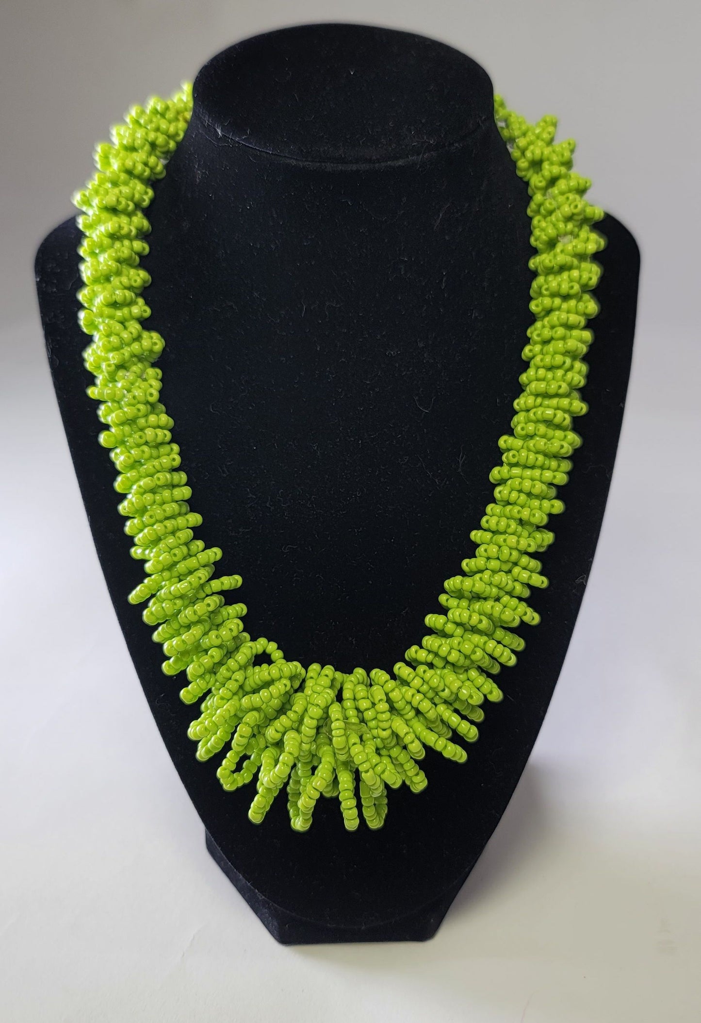 The Rael Handmade Loop Seed Bead Necklace