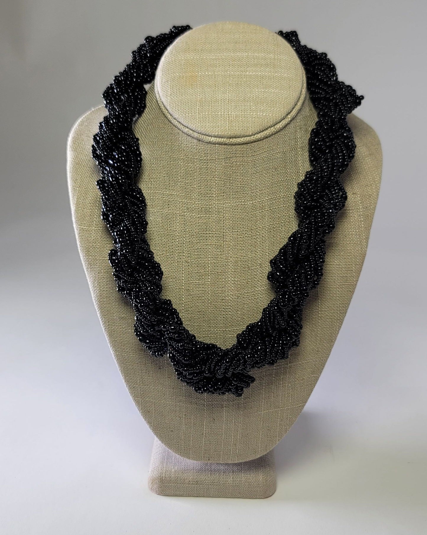 The Dorcas Handmade Braided Seed Bead Necklace