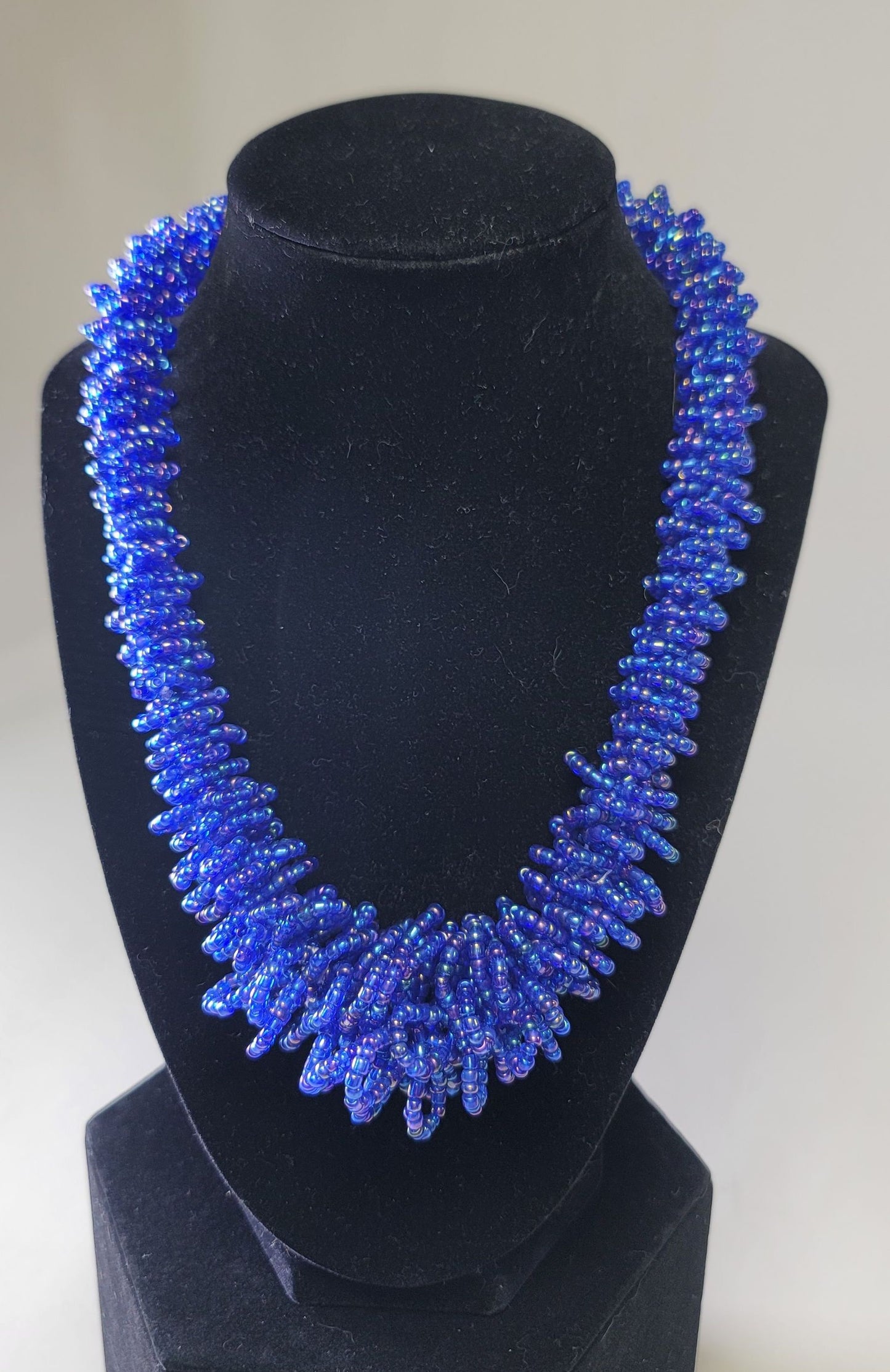 The Rael Handmade Loop Seed Bead Necklace