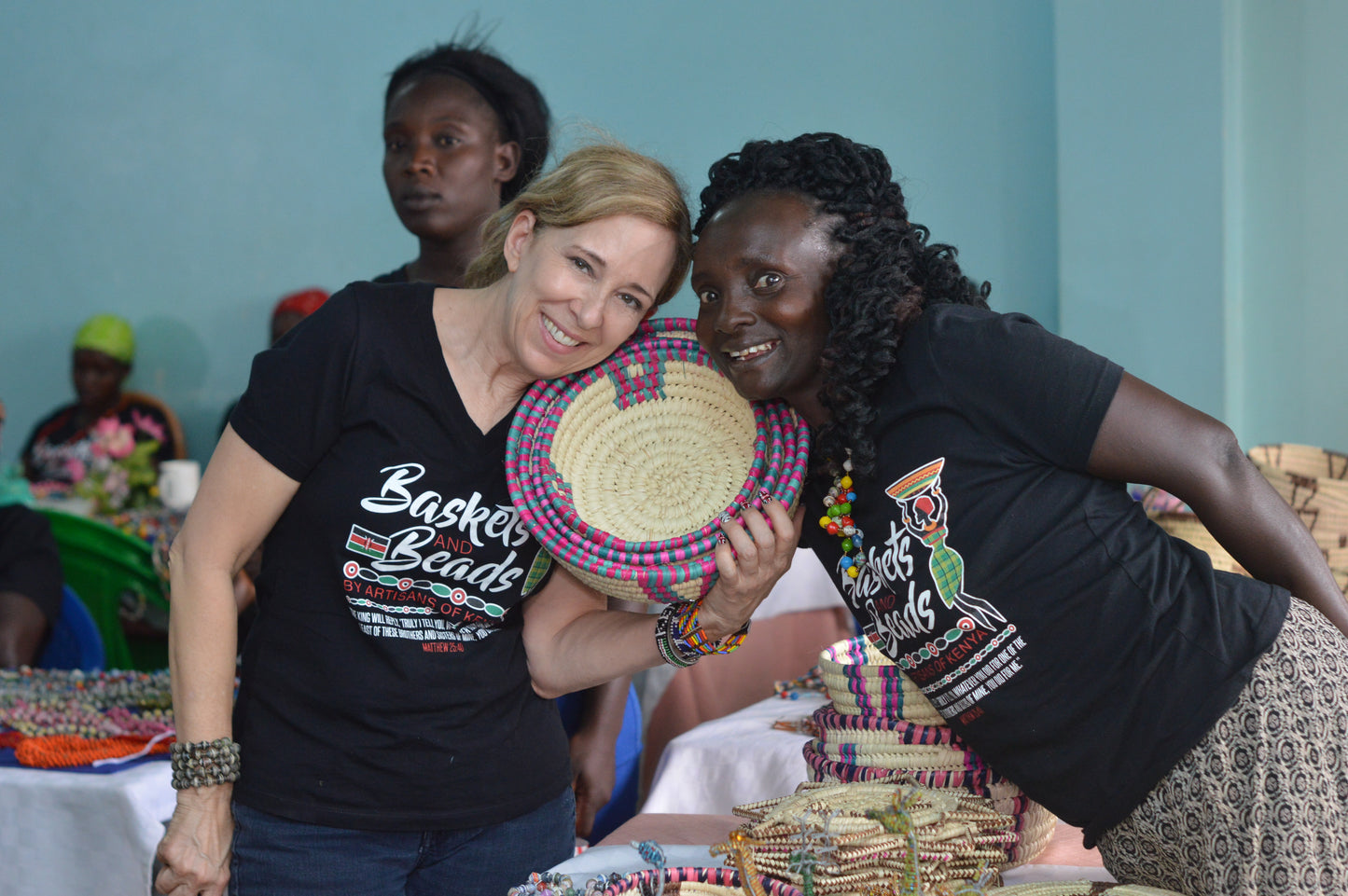 Eldonna pictured with Patricia who this collection is named after