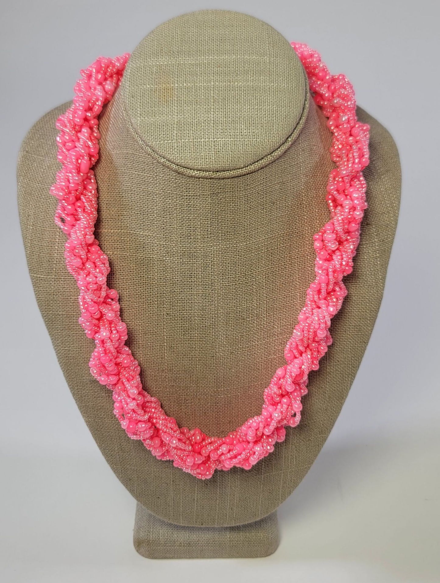 The Dorcas Handmade Braided Seed Bead Necklace