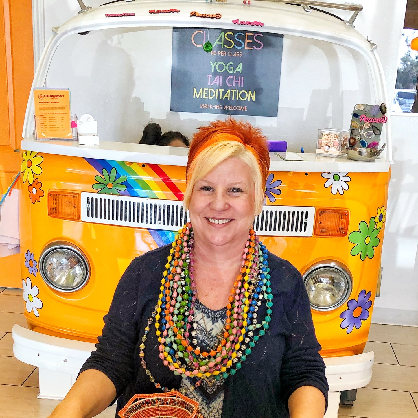 The Patricia Collection Handmade Medium Length Paper Bead Necklace