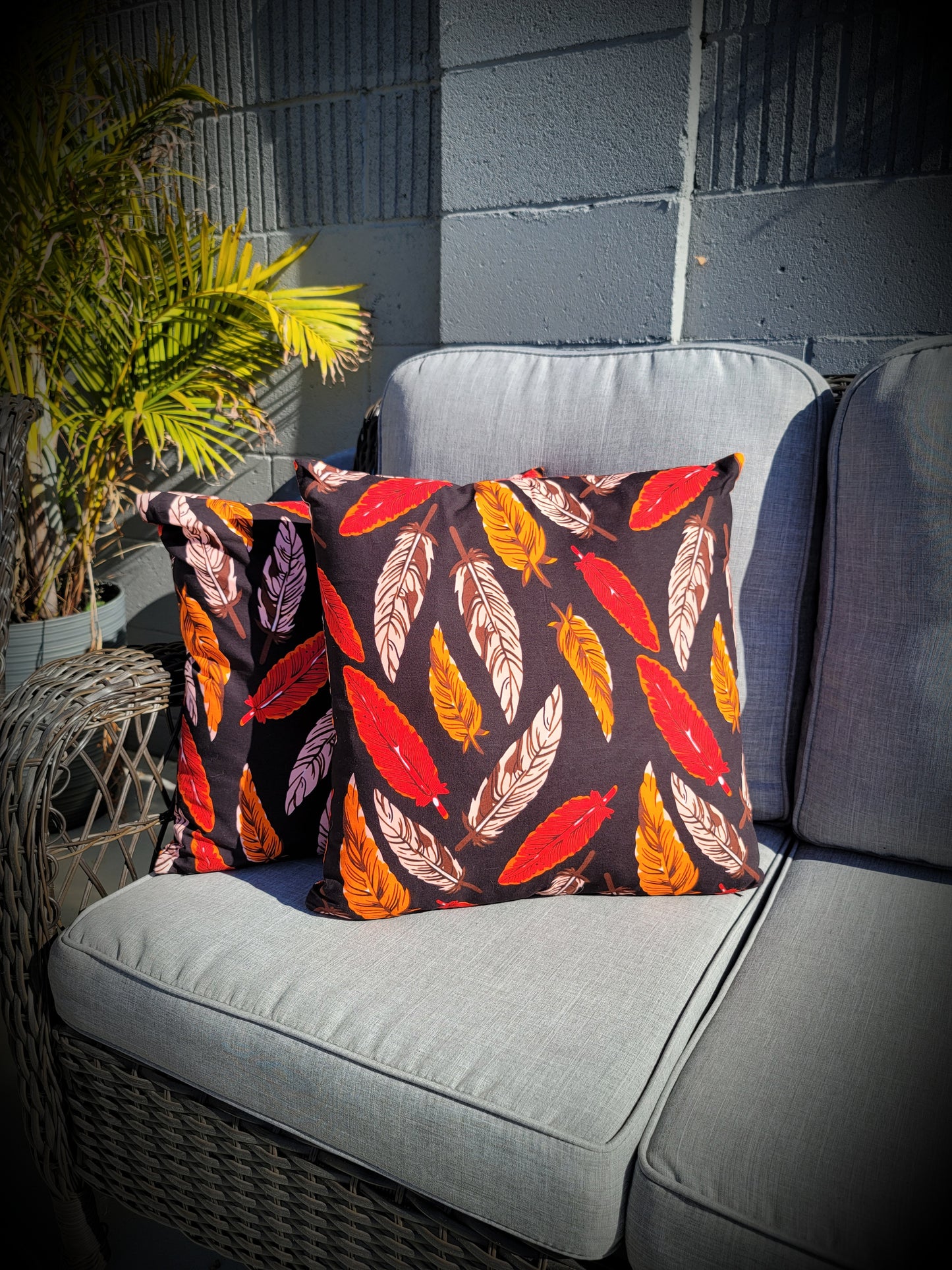 African Print Pillows
