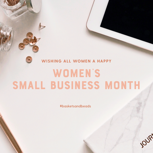 October is Women's Small Business Month - Shop Small, Woman Owned and Fair Trade