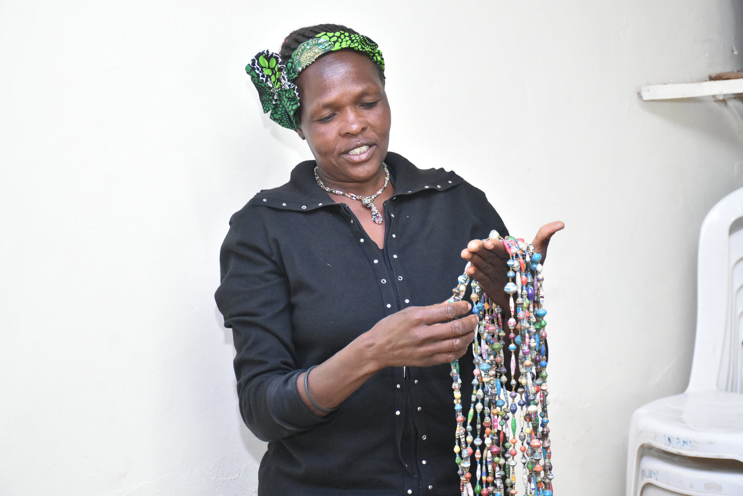The Patricia Collection Paper Bead Necklaces and Bracelets
