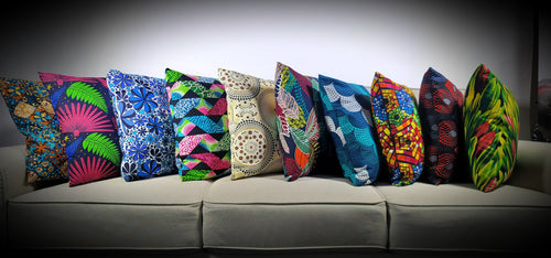 African Print Pillows