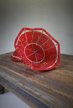 Load image into Gallery viewer, Handmade Seed Bead Bowl Style Basket