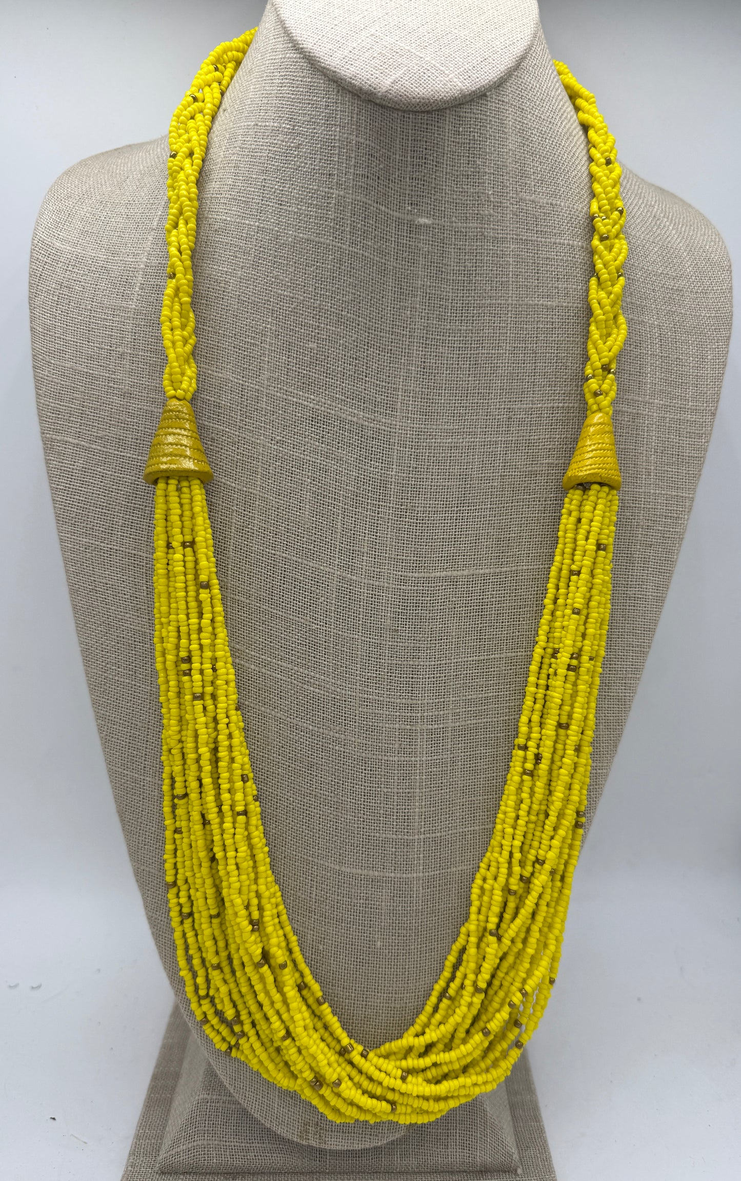 The Hellen Handmade Seed Bead Long Necklace