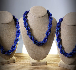 The Dorcas Handmade Braided Seed Bead Necklace