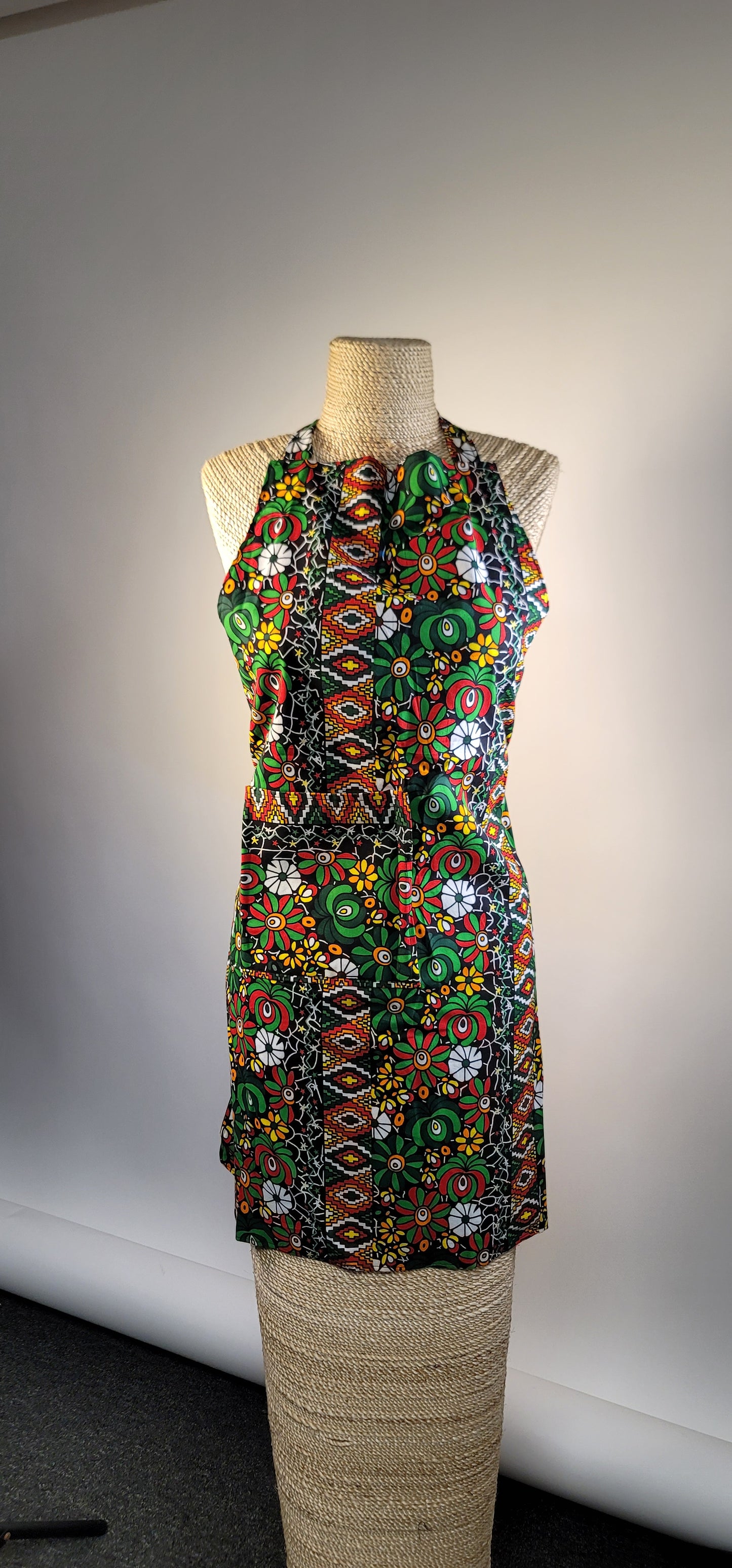 African Print Aprons