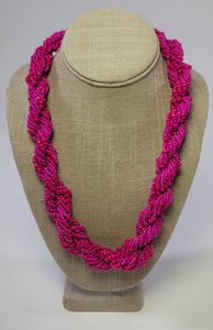 The Dorcas Handmade Braided Seed Bead Necklace