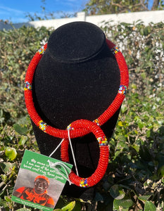 Bintiah Handmade Choker Necklace and Bracelet Set