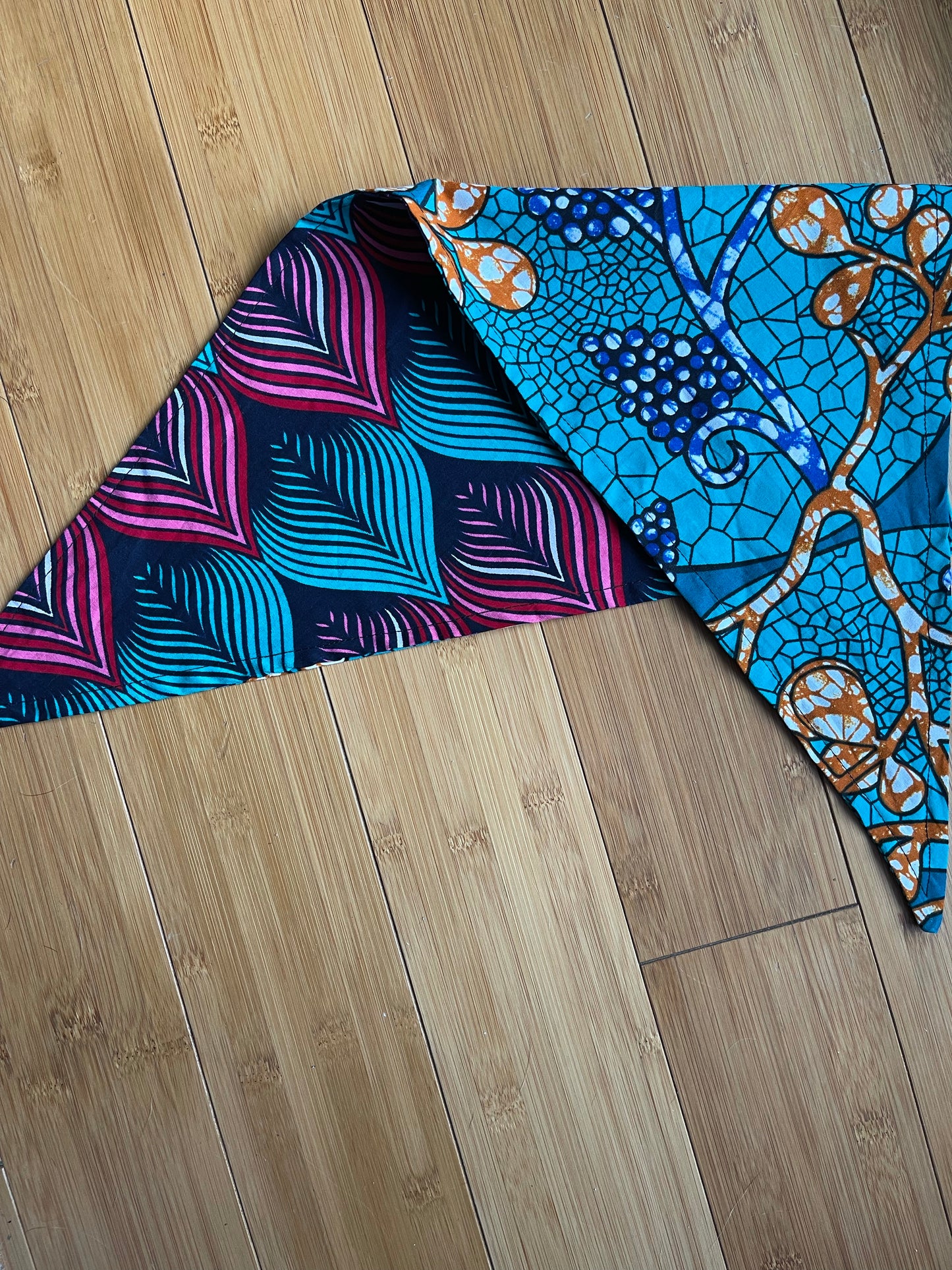 Terrific Teal Reversible Dog Bandana