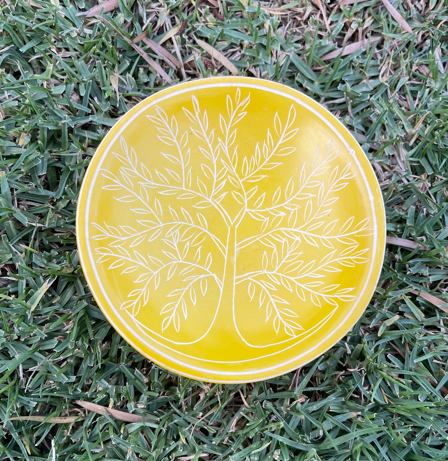 Soapstone Tree of Life Dish