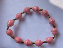 Load image into Gallery viewer, The Patricia Collection Handmade Single Strand Paper Bead Bracelet