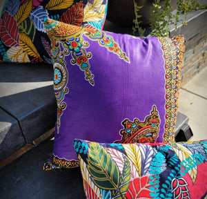 African Print Pillows