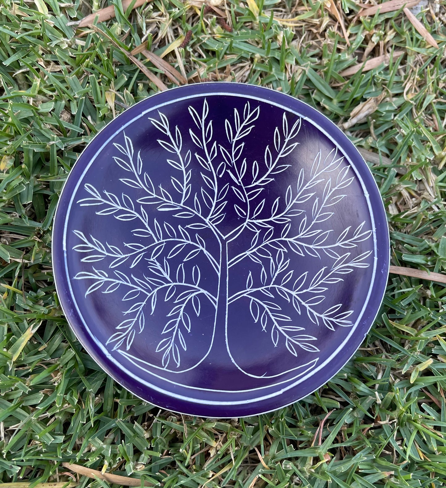 Soapstone Tree of Life Dish